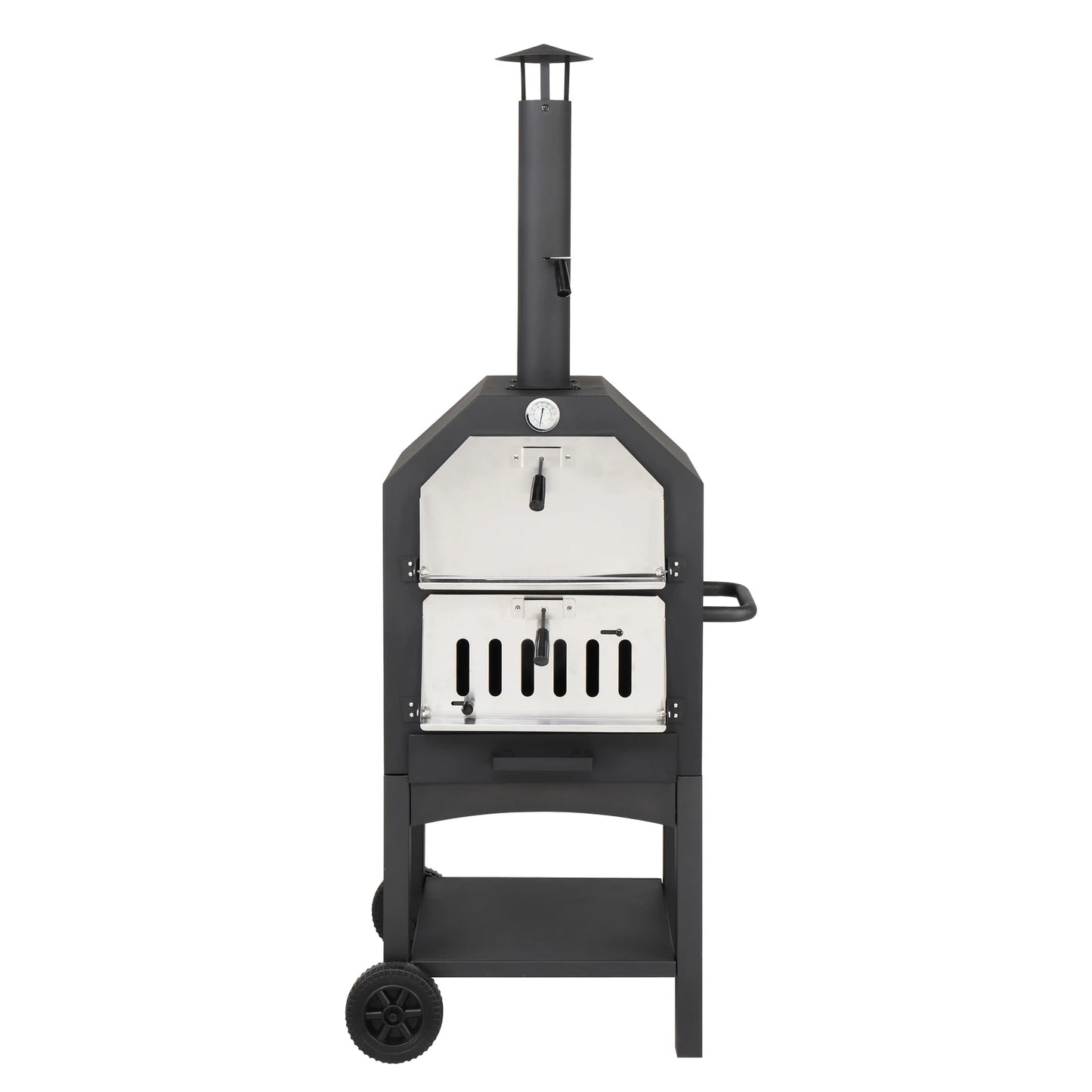 Outdoor Wood Pizza Oven with Stone