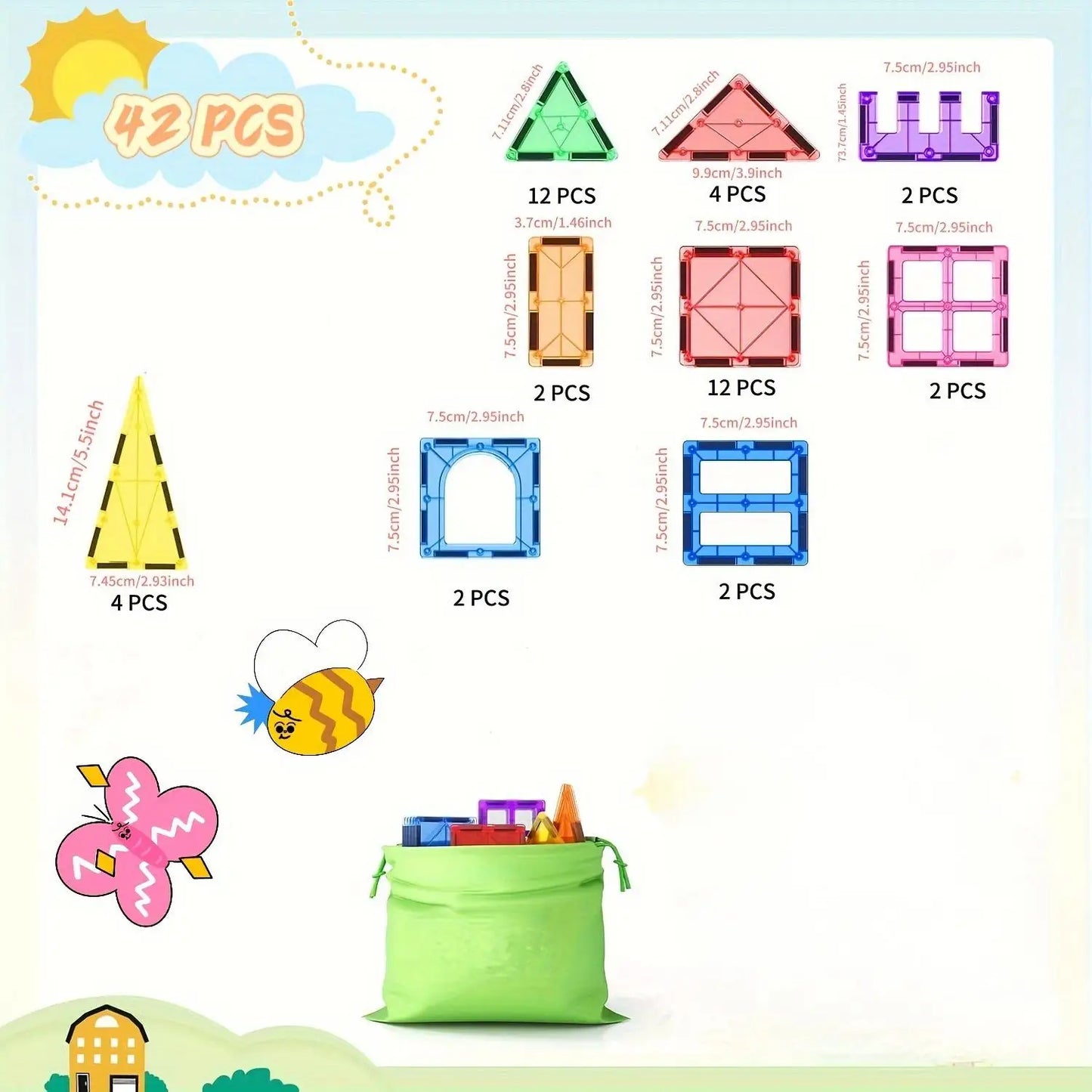 Magnetic Tiles For Toddlers