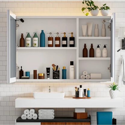 Assembled LED Lighted Medicine Cabinet