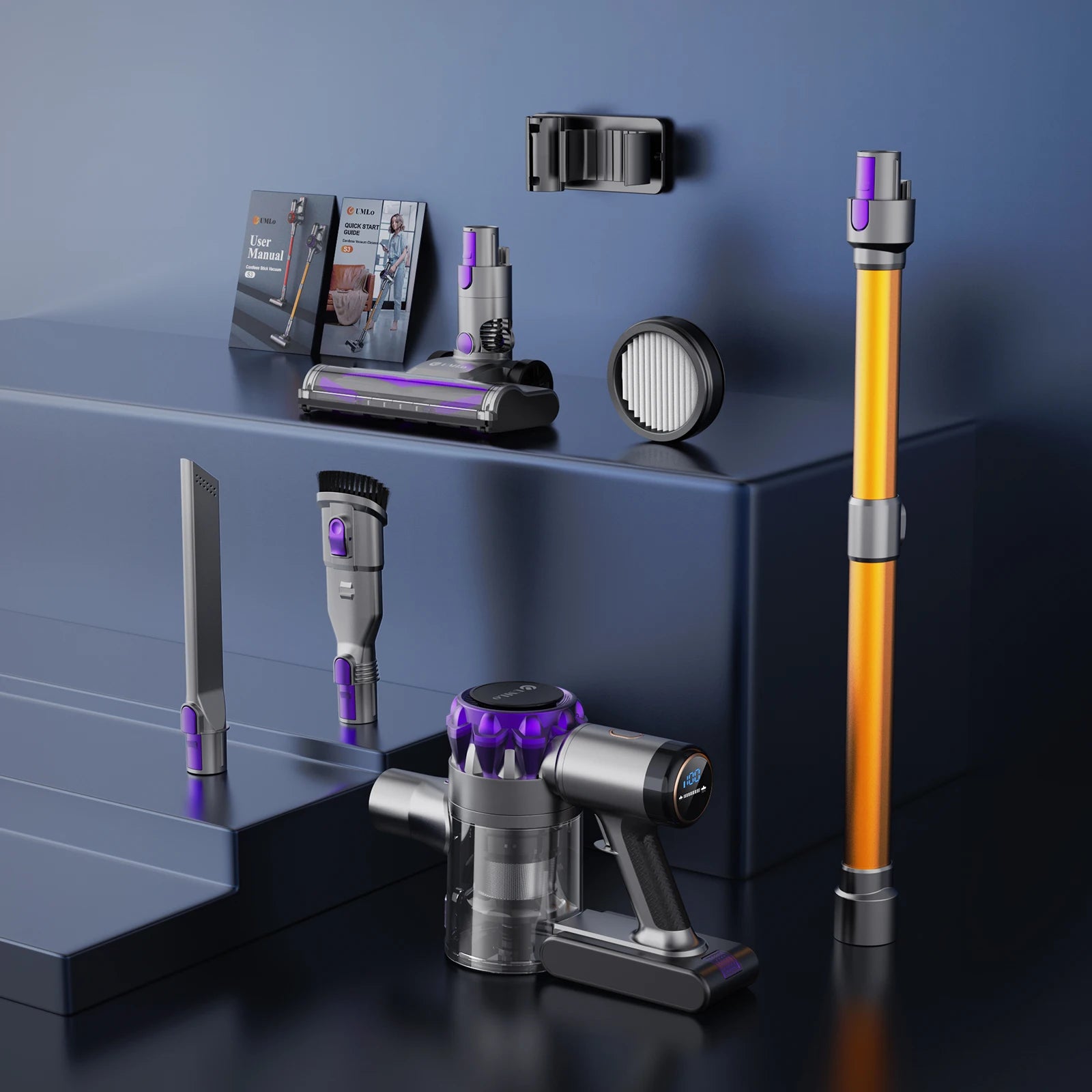 Cordless Vacuum Cleaner Touchscreen