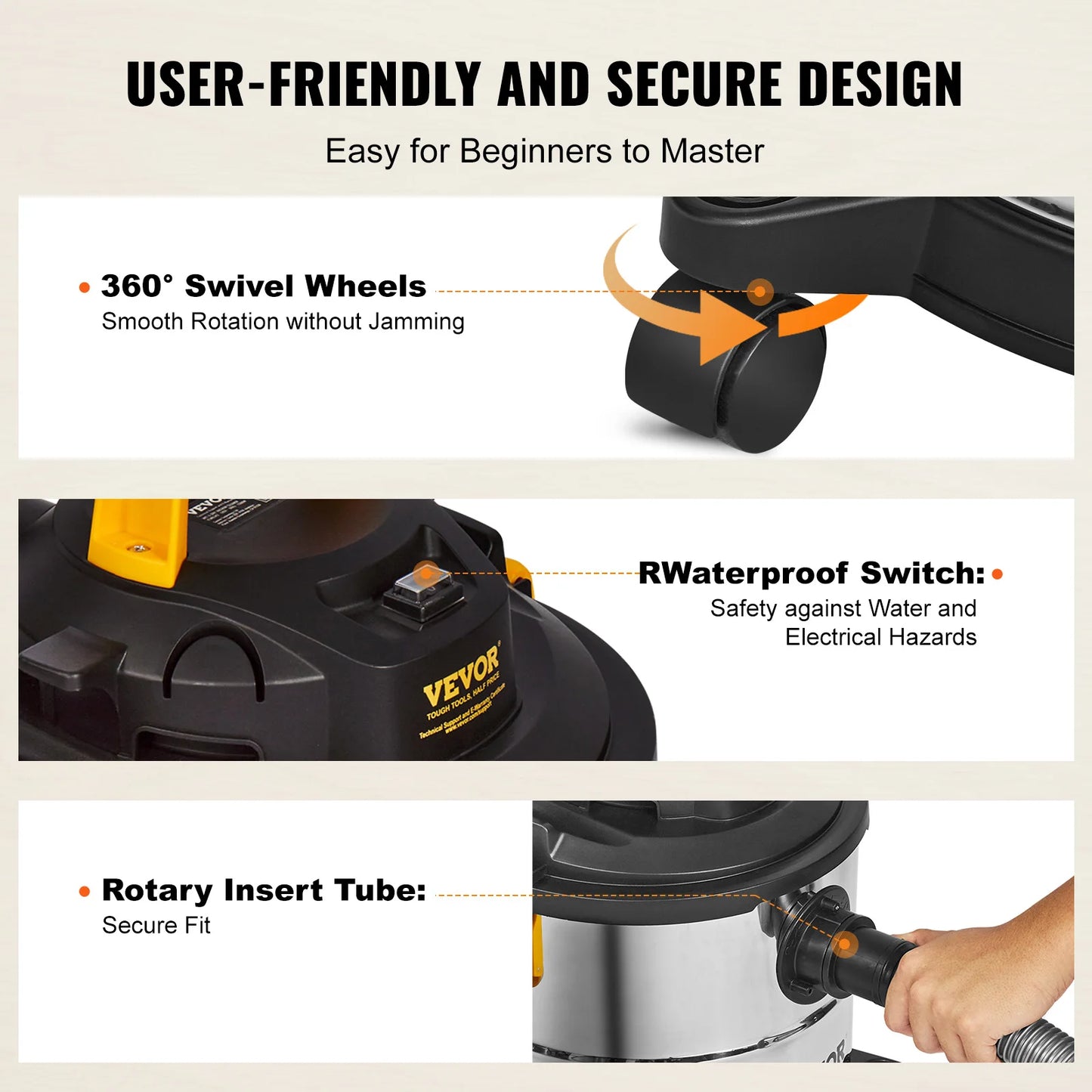 Wet Dry Shop Vacuum Powerful Cleaning Tool for Home