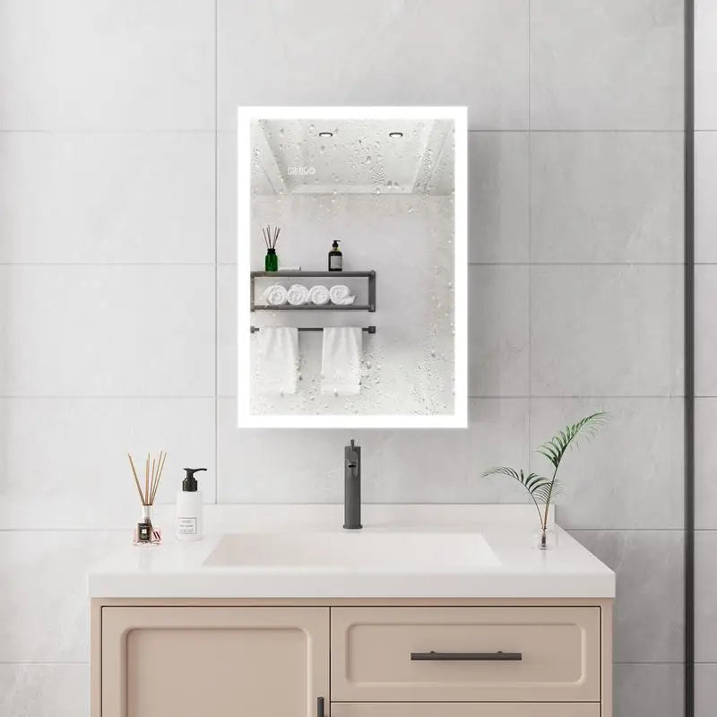 Lighted 28"x20" LED Medicine Cabinet