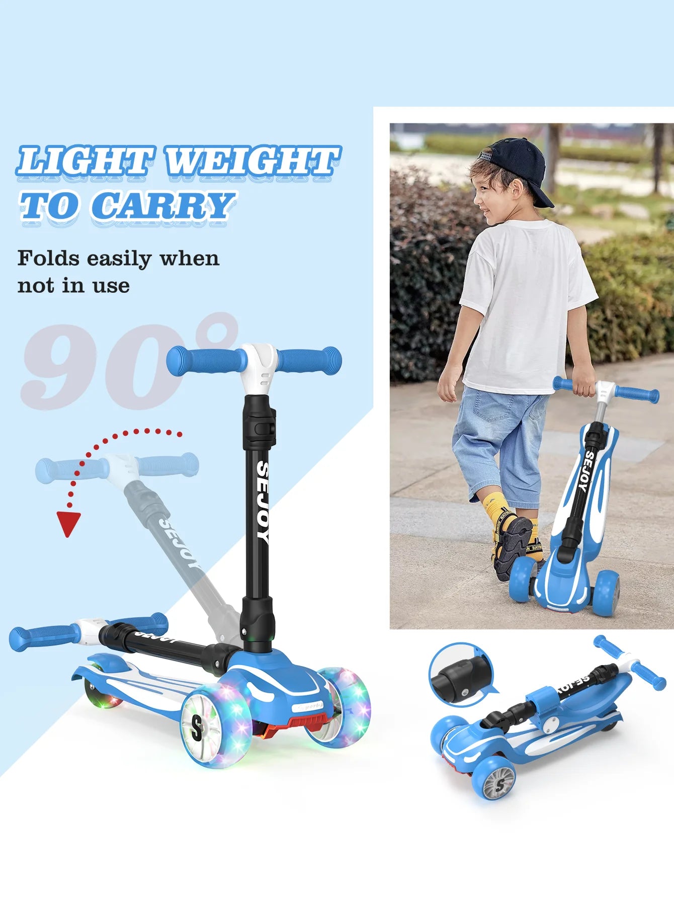 3-in-1Kid Kick Scooter