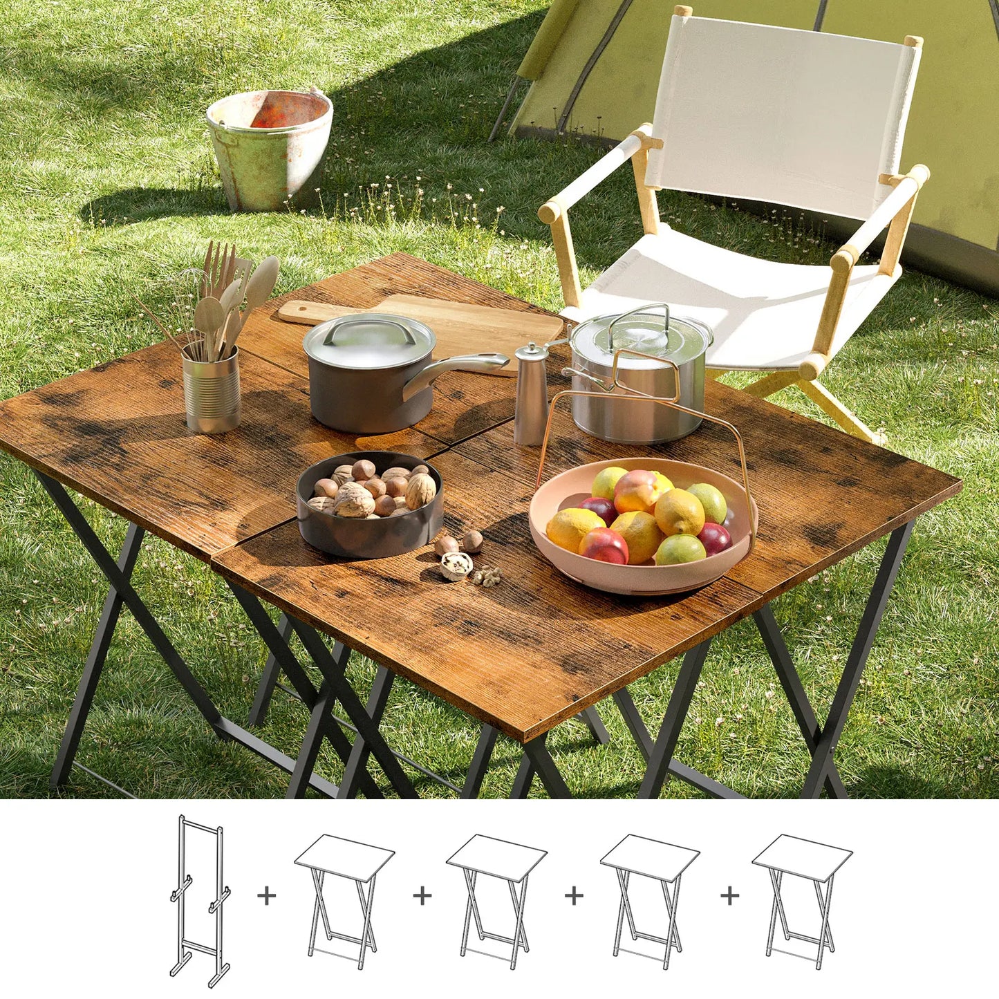 Four TV Trays