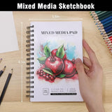 4 Pack/Mixed Media Sketchbooks
