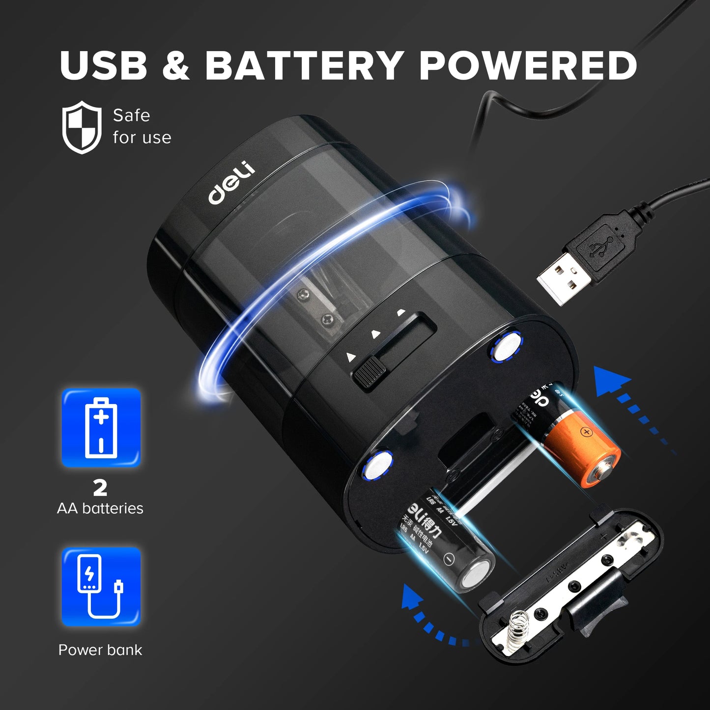 Electric & Battery Pencil Sharpener