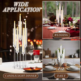 10 PCS Acrylic Candelabra Centerpieces