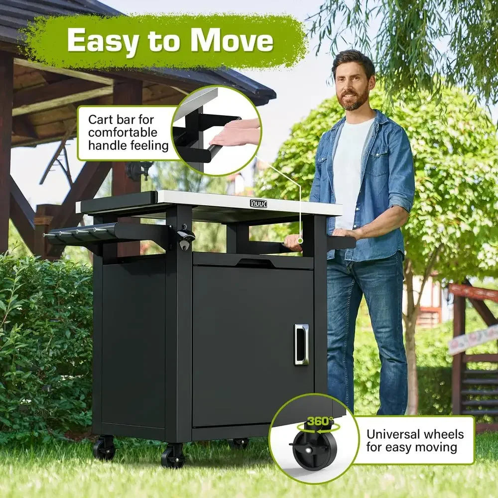 Grill Cart Stainless Steel