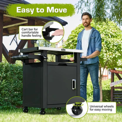 Grill Cart Stainless Steel