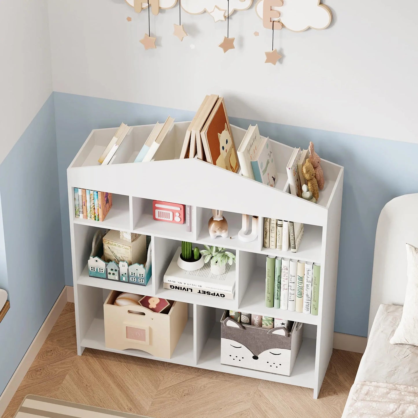9-Cubby Toy Storage Organizer
