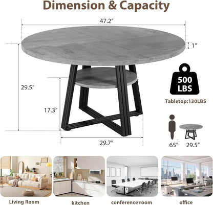 [TABLE ONLY] Dining Table for 4-6