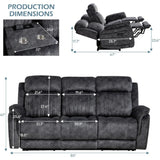 Electric Reclining Couch USB Ports