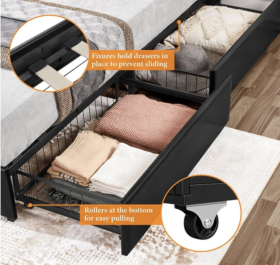 Queen Size Upholstered Bedframe
