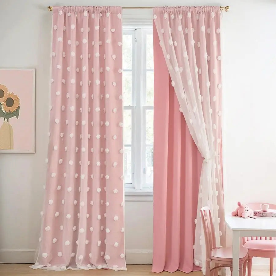 Pink Blackout Curtains