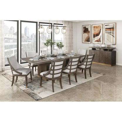 Dining Set/Extension Table 9-Piece