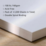 4 Pack/Mixed Media Sketchbooks