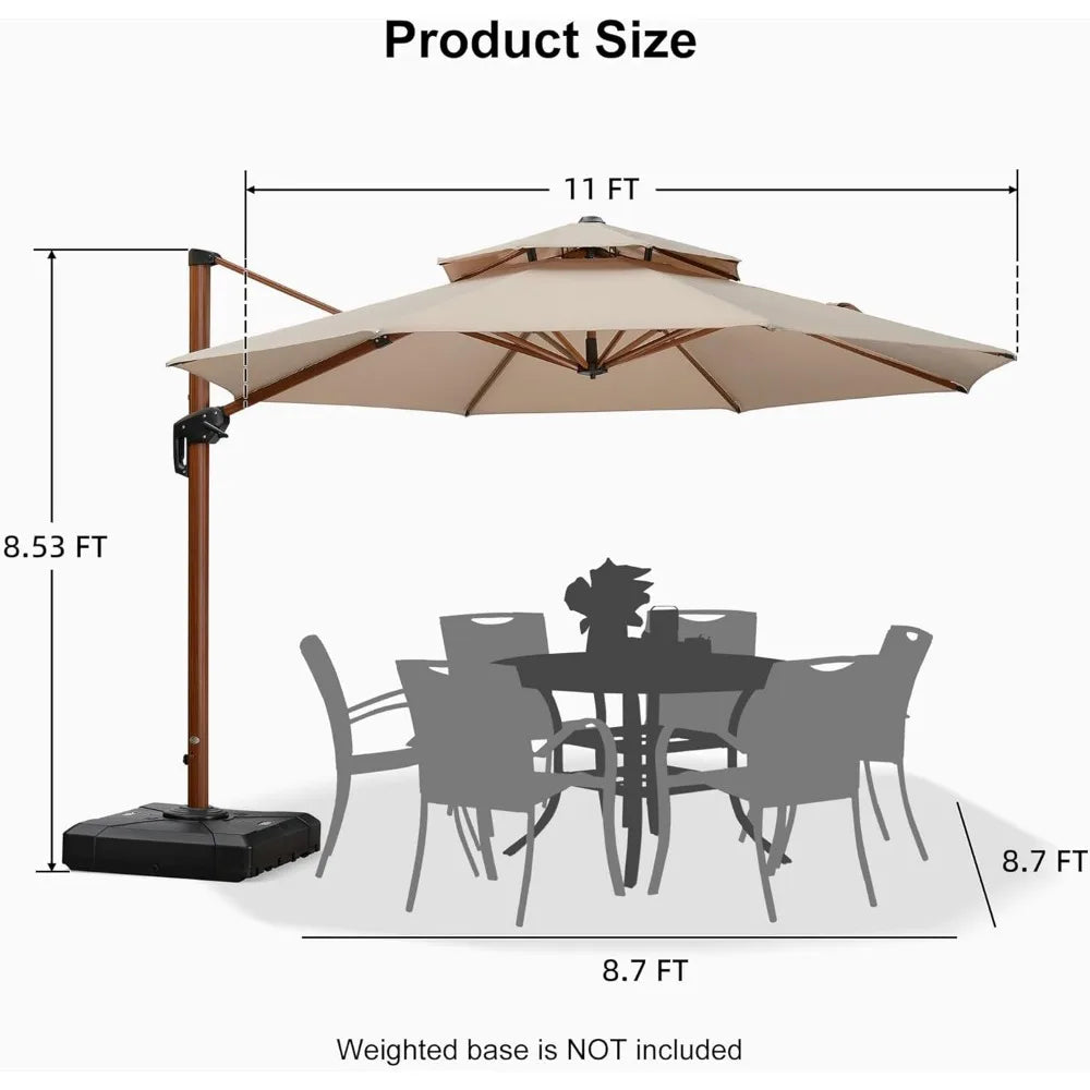 Outdoor Patio Cantilever Umbrella