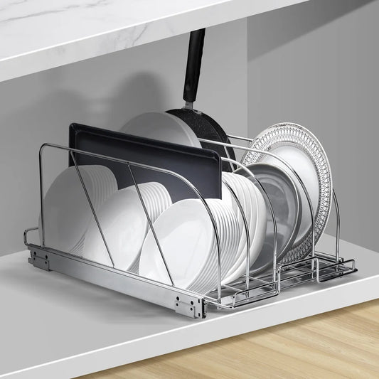 Expandable Pot Lid Organizer
