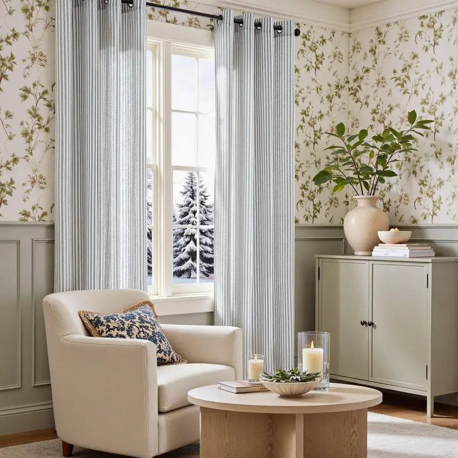 Linen Striped Curtains