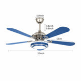 Remote Controlled Ceiling Fan/LED Light