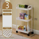 3/4-Tier Rolling Storage Cart