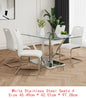 Modern Glass Dining Table Set