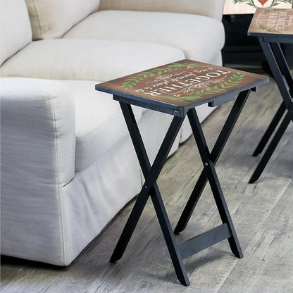 Rectangular Folding TV Trays for Living Room and Home Use