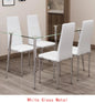 Dining Table with Tempered Glass