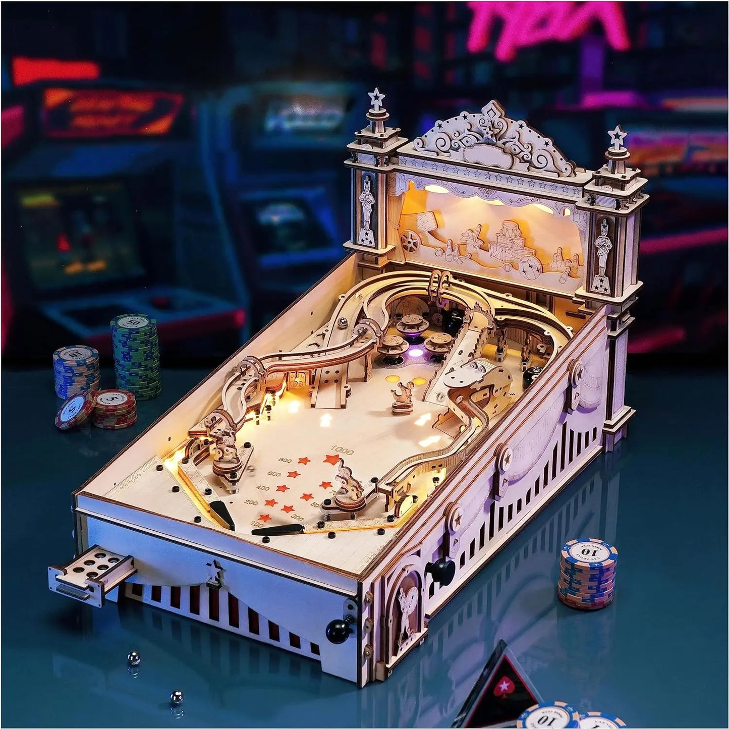 3D Pinball Machine Puzzle
