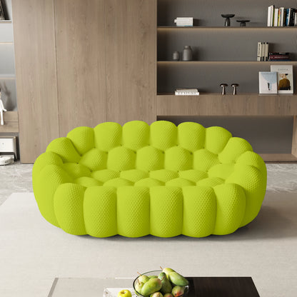 Modern Curved Boneless Sofa for Living Room