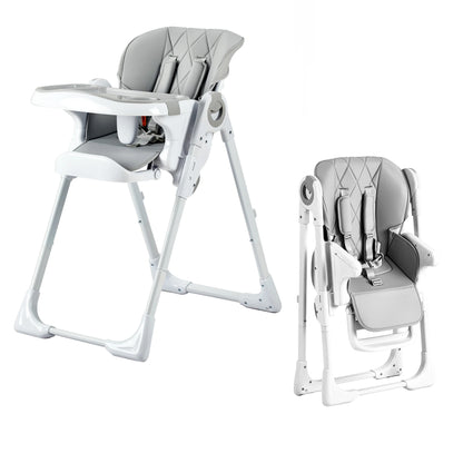 Adjustable Baby High Chair with Tray for Feeding Time