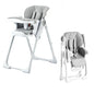 Adjustable Baby High Chair with Tray for Feeding Time