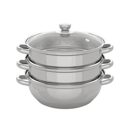 3-Tier Stainless Steel Steamer