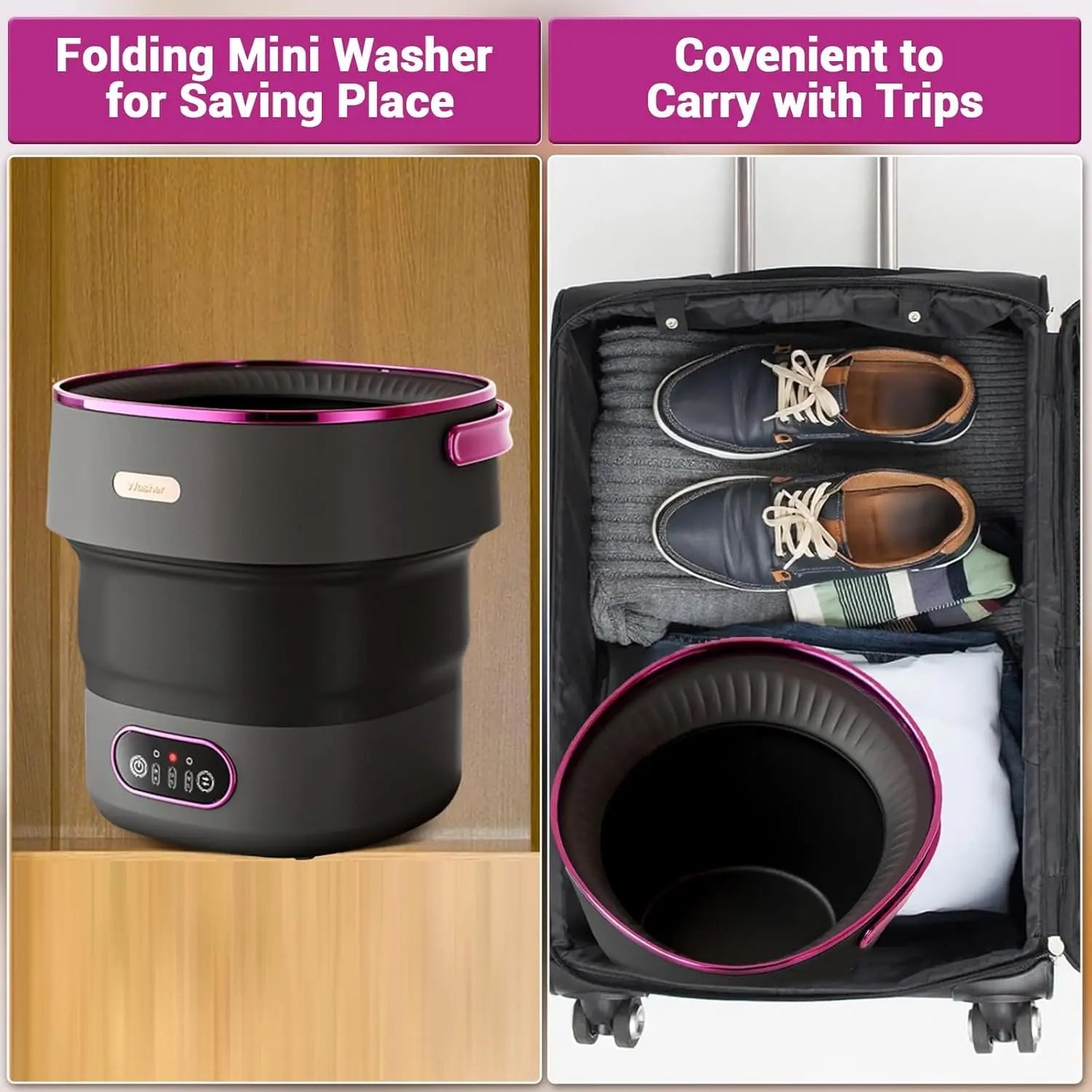 13L Portable Washing Machine/Underwear & Socks