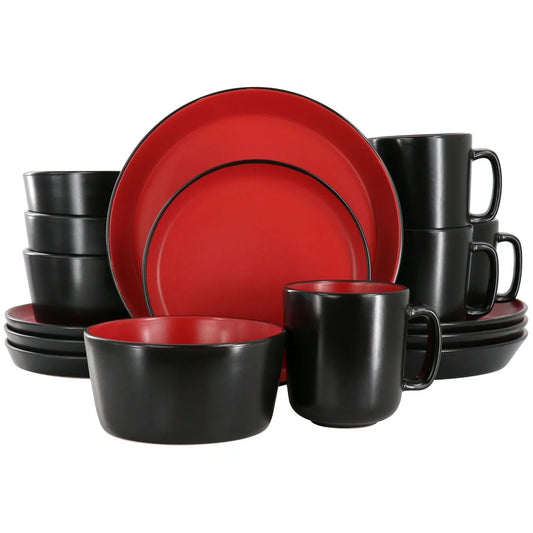 16 Piece Stoneware Dinnerware Set