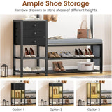 Coat Rack, Shoe Storage, Bench