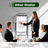 Double-Sided Dry Erase Board 36x24 Inches