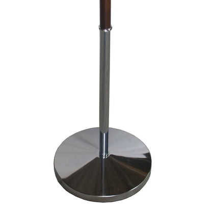 Steel Walnut Wood Valet Stand
