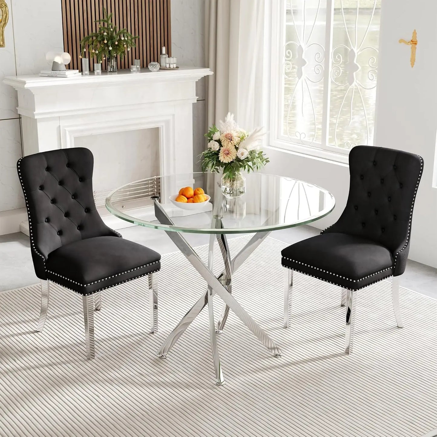 Glass Dining Table Set
