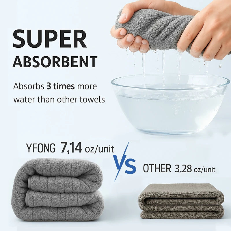 4PCS Hotel Cotton Towels