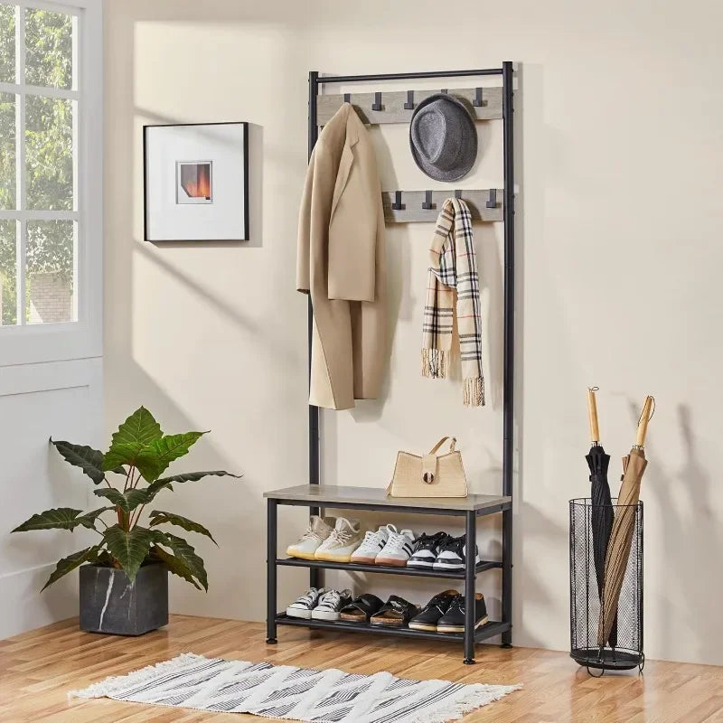 Coat Rack & Storage Organizer