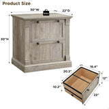 Farmhouse File Cabinet 2 Drawers