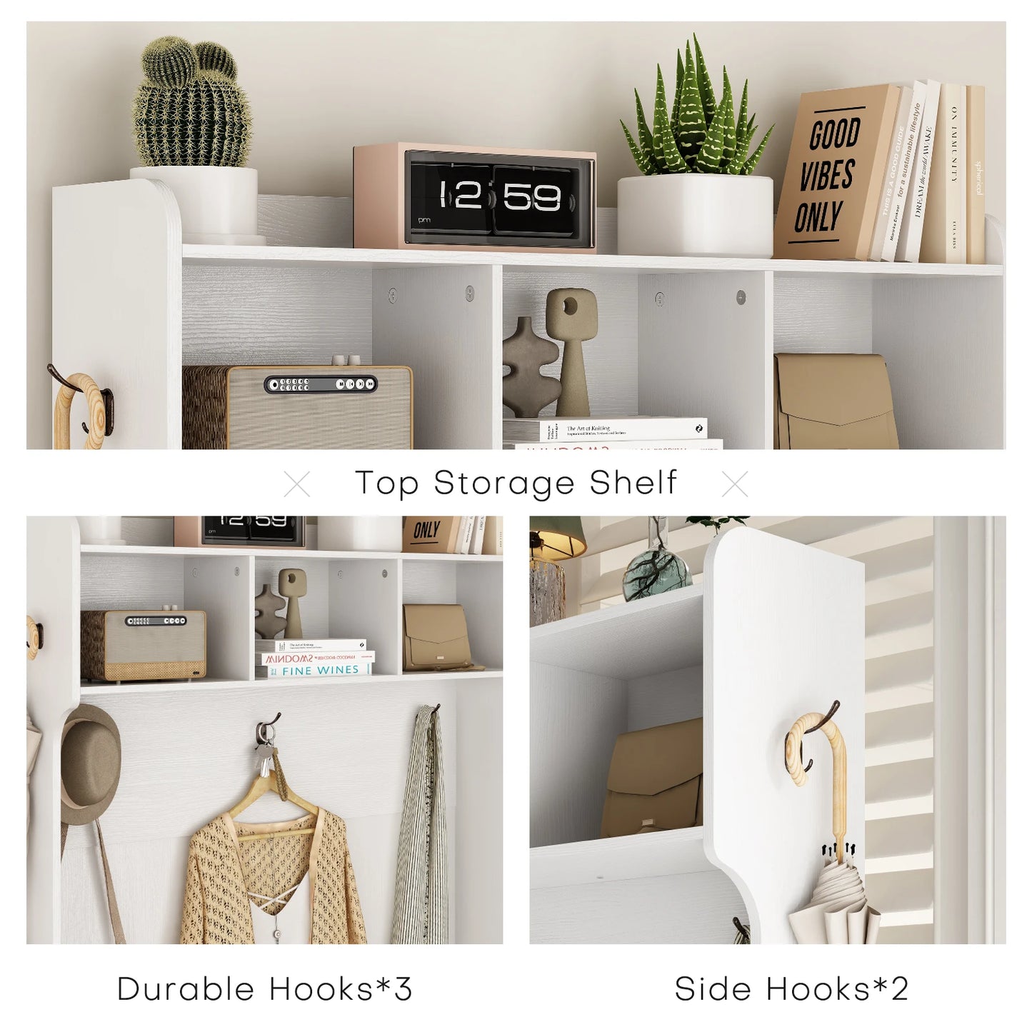 Multifunctional Entryway Bench/Coat Rack