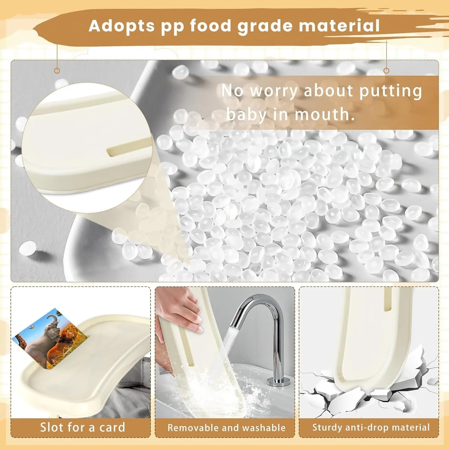 High Chair Adjustable Footrest