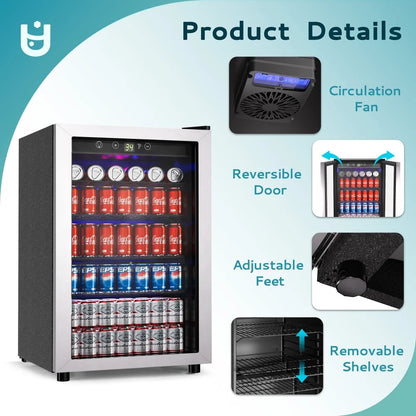 145 Can Beverage Refrigerator