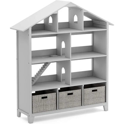 Kids Deluxe Dollhouse Bookcase