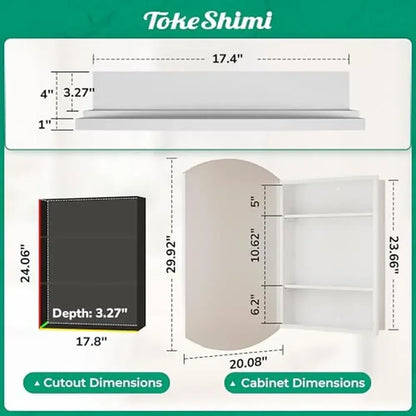 Oval Mirror Medicine Cabinet
