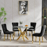 Square Glass Dining Table