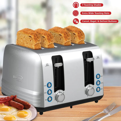 Extra Wide 4 Slice Toaster