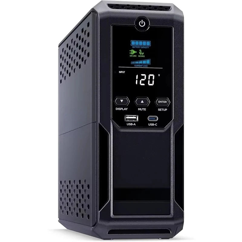 LCD UPS System 12-Outlets